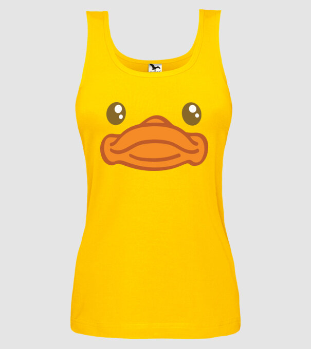 Rață carnaval model galben pe tricou