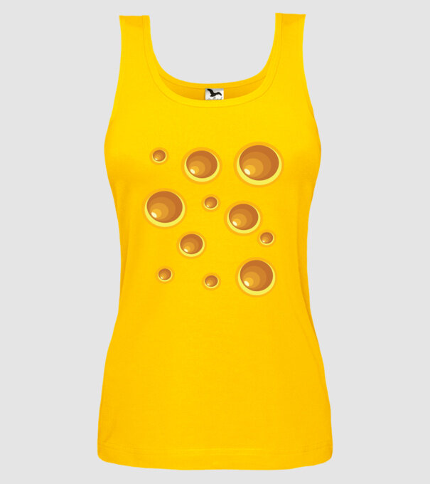 Cașcaval carnaval model galben pe tricou