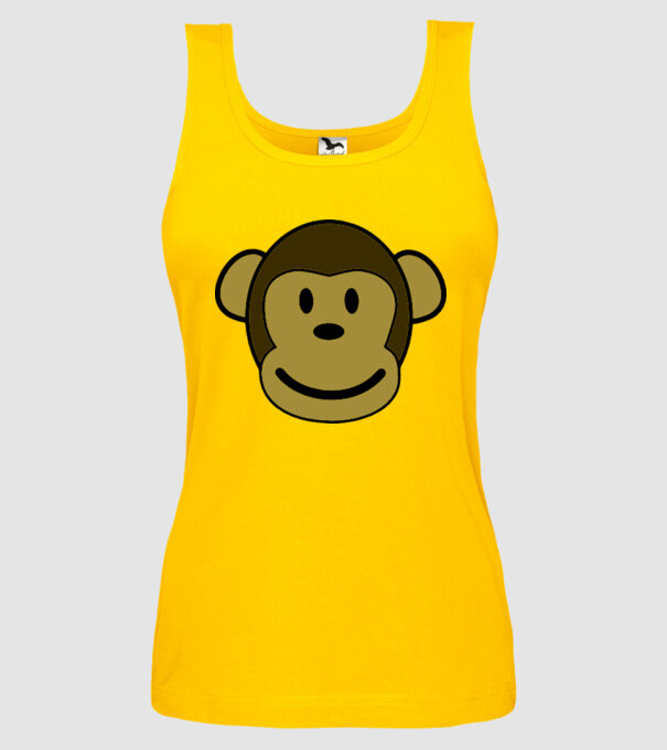Maimuță model galben pe tricou