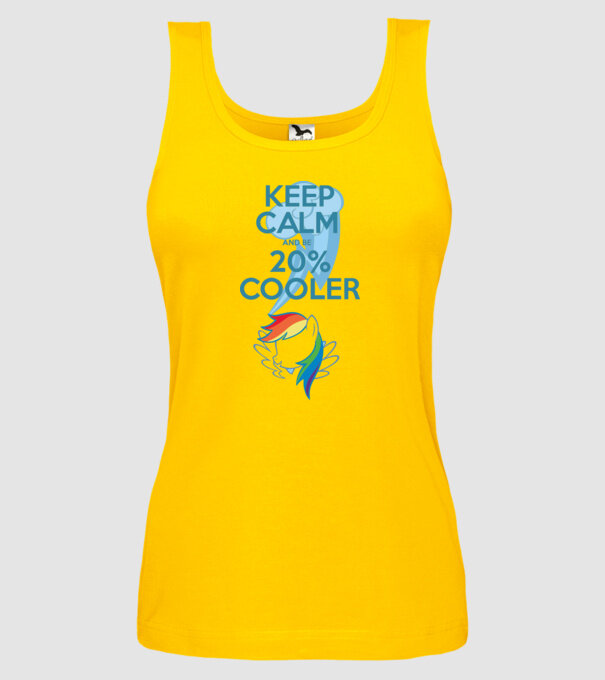 Rainbow Dash model galben pe tricou