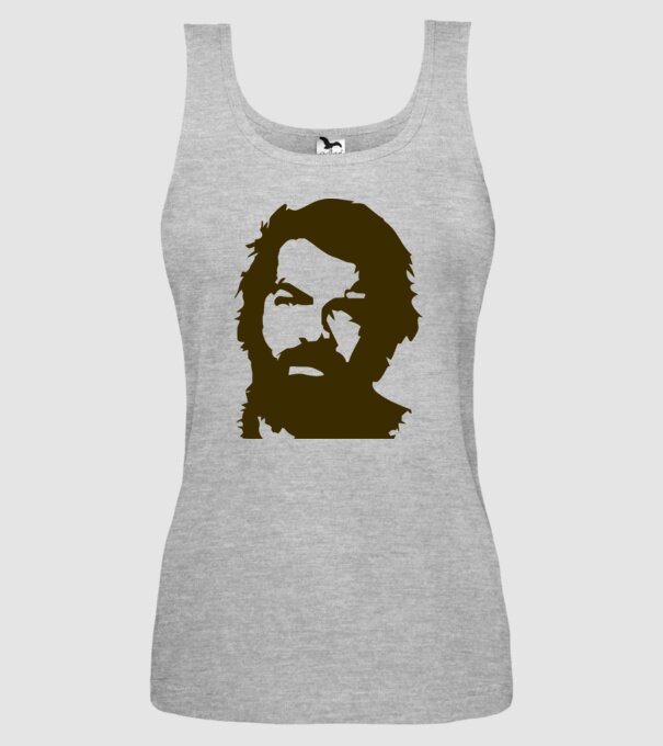 bud spencer model gri pe tricou
