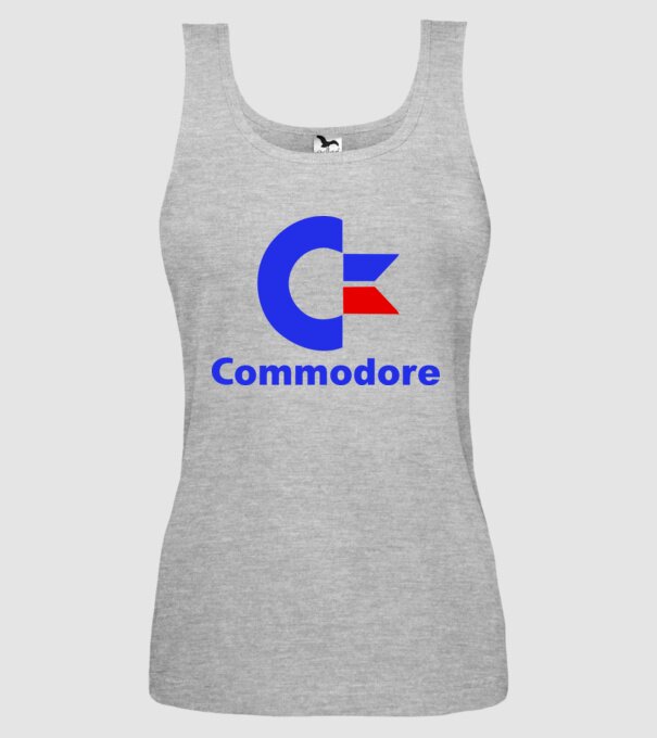 commodore 64 model gri pe tricou