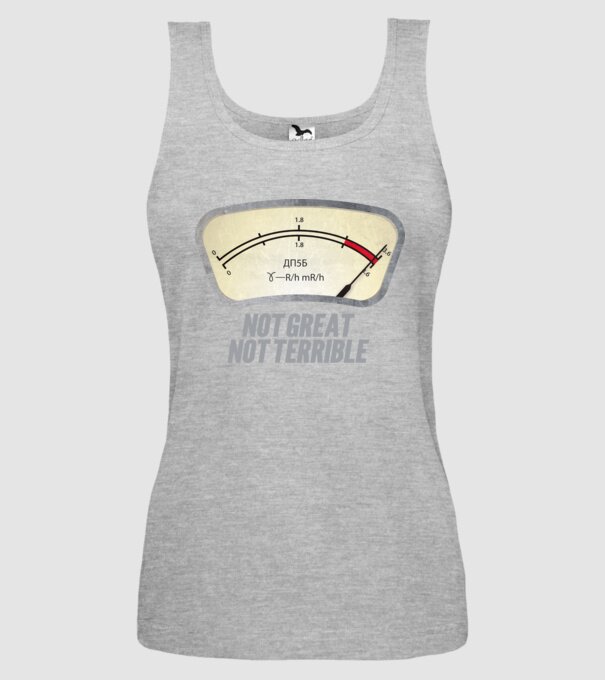 Dosimeter model gri pe tricou