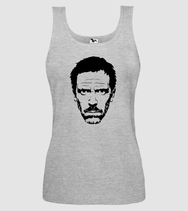 dr. house model gri pe tricou