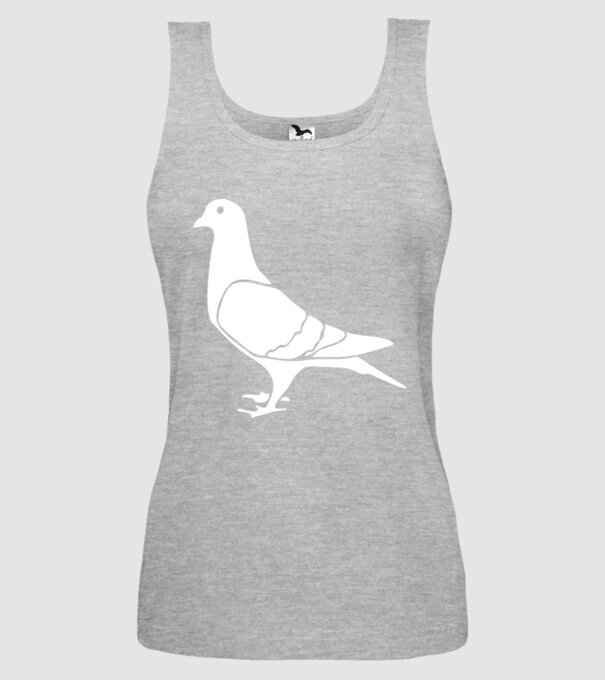 porumbel 2 model gri pe tricou