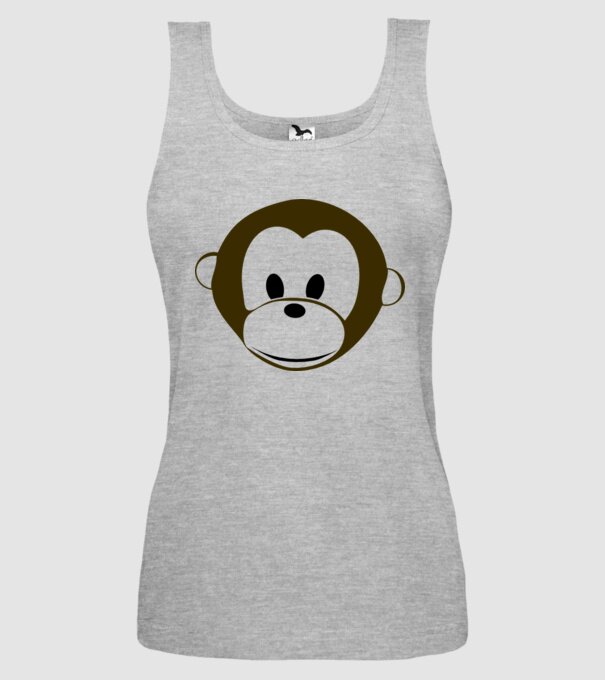 maimuță model gri pe tricou