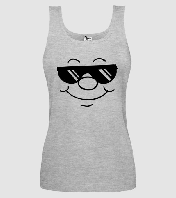 Forma cu ochelari de soare model gri pe tricou