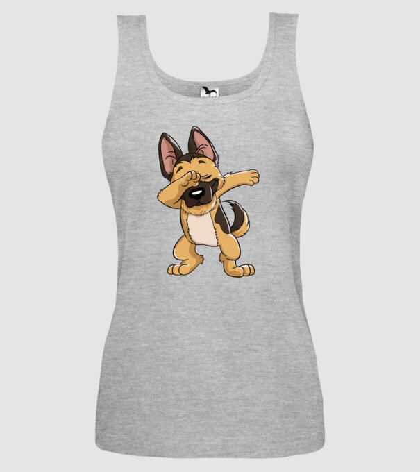 Ciobănesc german DAB model gri pe tricou