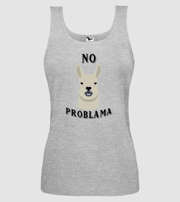 No problama model gri pe tricou
