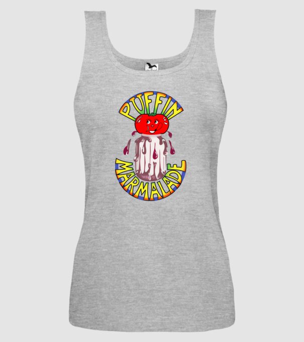 Gem puffin model gri pe tricou