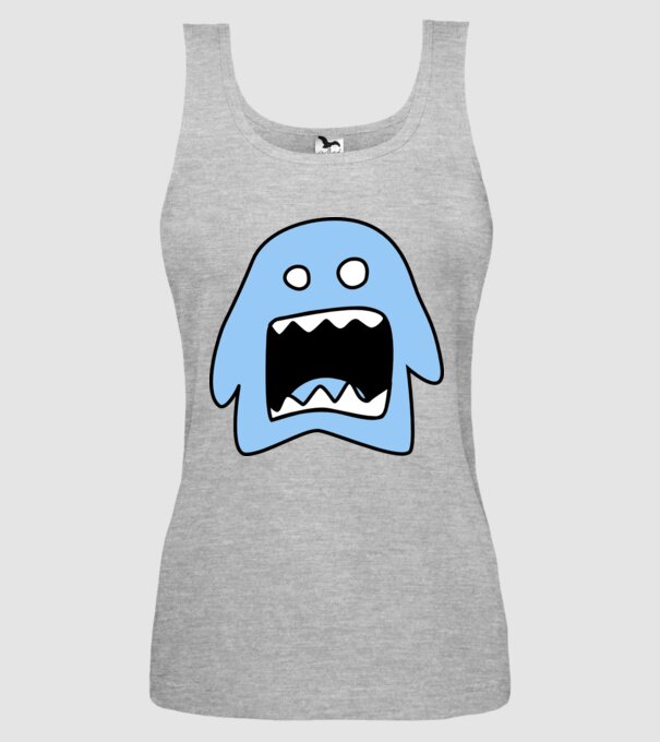 monstru model gri pe tricou
