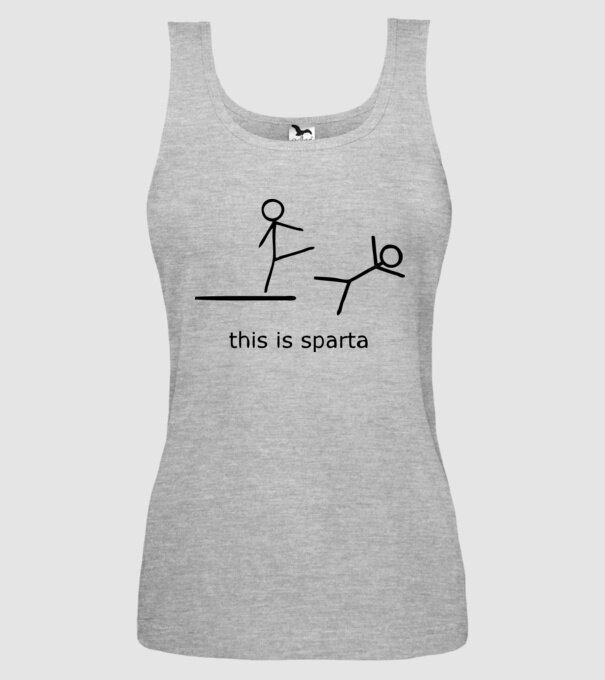 this is sparta model gri pe tricou