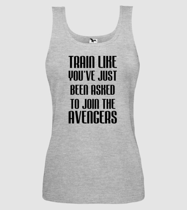 Train like youve just been asked model gri pe tricou