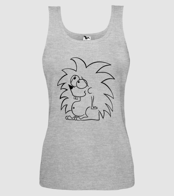 Arici model gri pe tricou