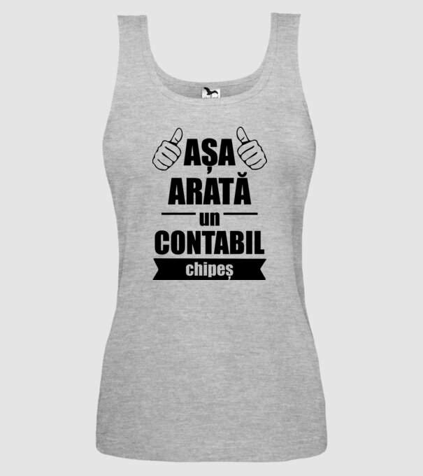 așa arată un contabil chipeș model gri pe tricou
