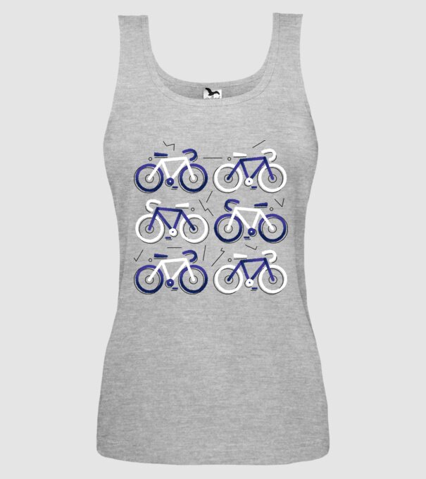 Bikes model gri pe tricou