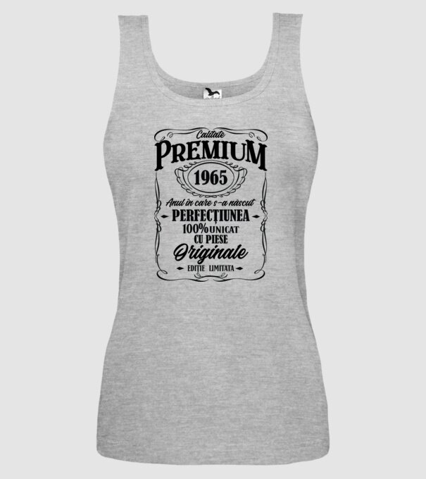calitate premium -1965 - anul în care s-a născut - perfecțiunea - 100% unicat, cu piese originale, ediție limitată model gri pe tricou