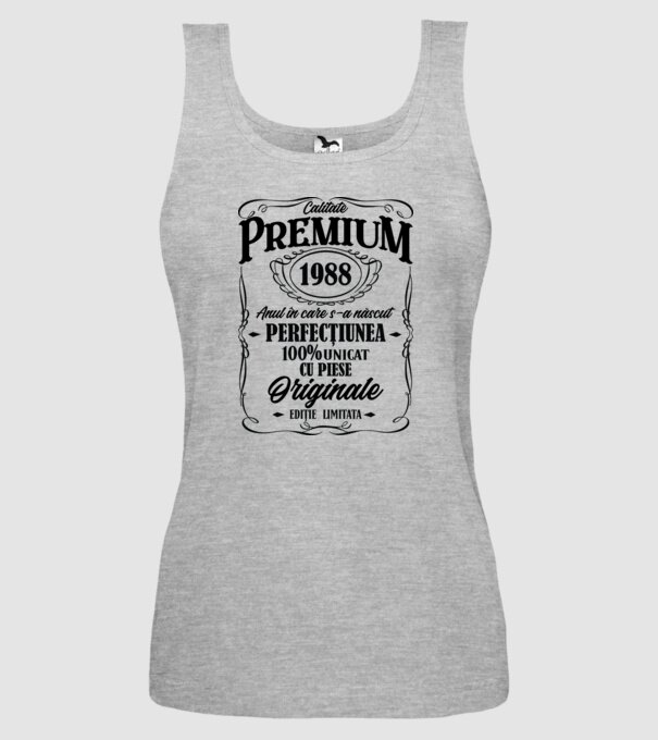 calitate premium -1988 - anul în care s-a născut - perfecțiunea - 100% unicat, cu piese originale, ediție limitată model gri pe tricou