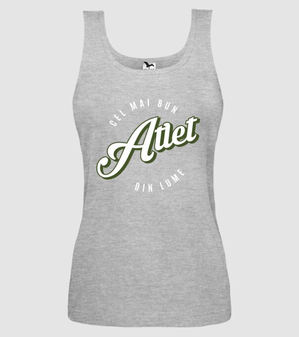 Cel mai bun Atlet din lume model gri pe tricou