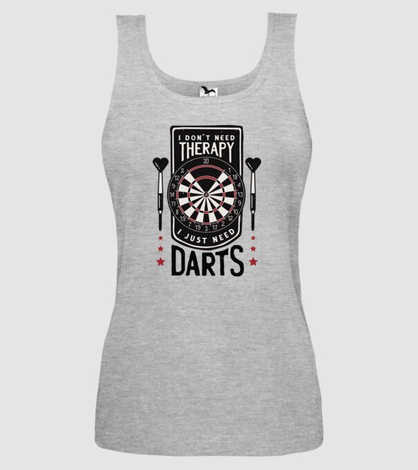 Darts Therapy model gri pe tricou