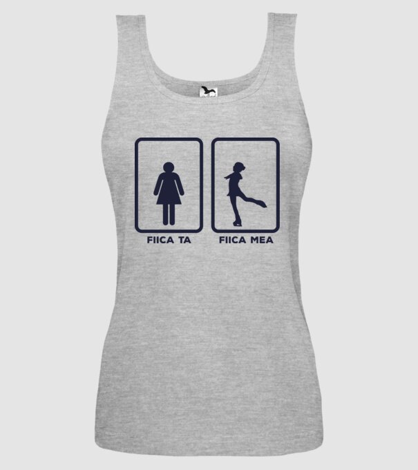 fiica ta - fiica mea model gri pe tricou
