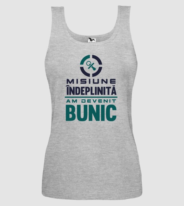 Misiune îndeplinită - am devenit bunic model gri pe tricou