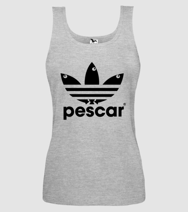 Pescar original model gri pe tricou