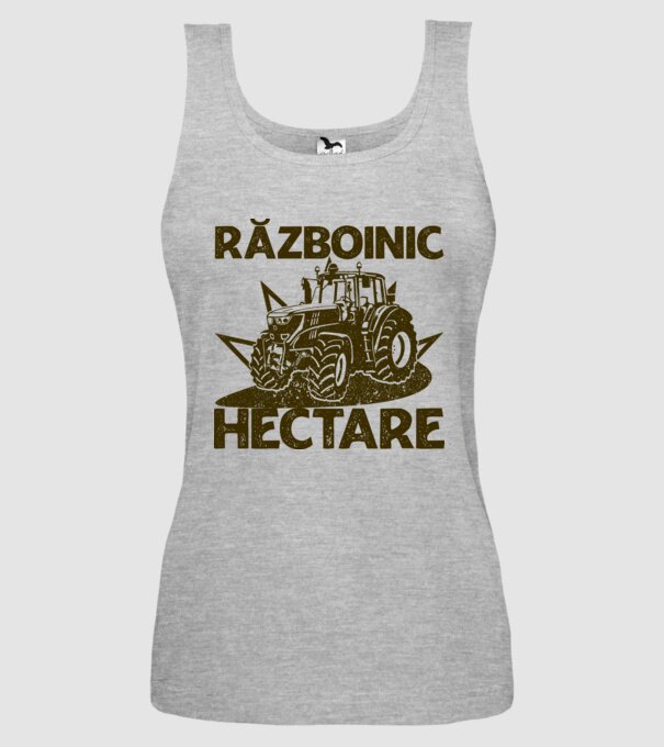 Războinic Hectare model gri pe tricou