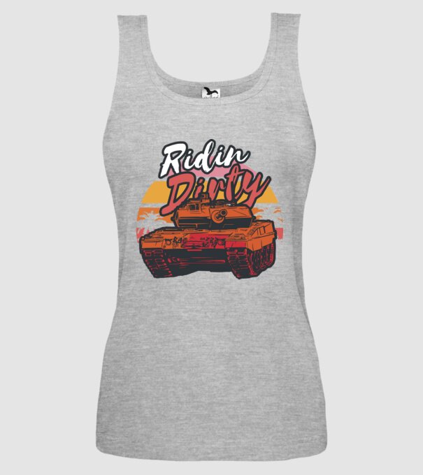Tancuri model gri pe tricou