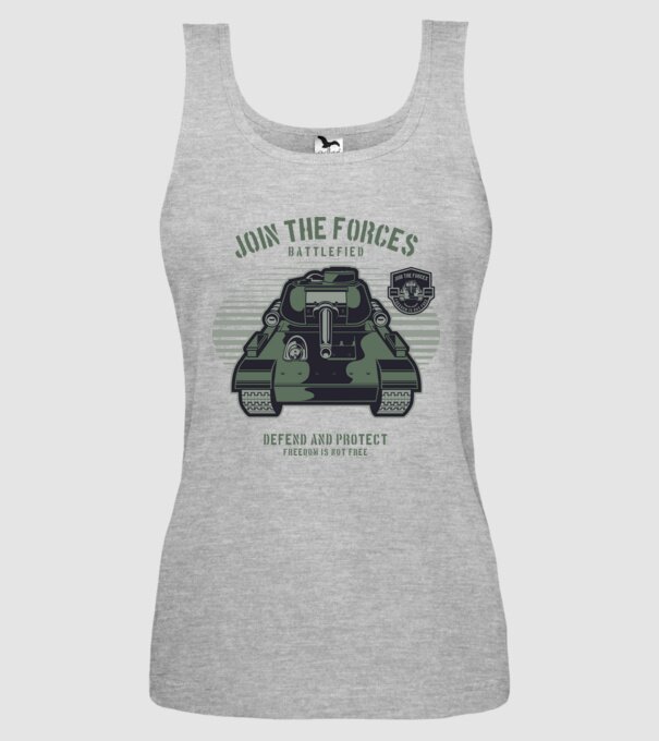 Tancuri model gri pe tricou