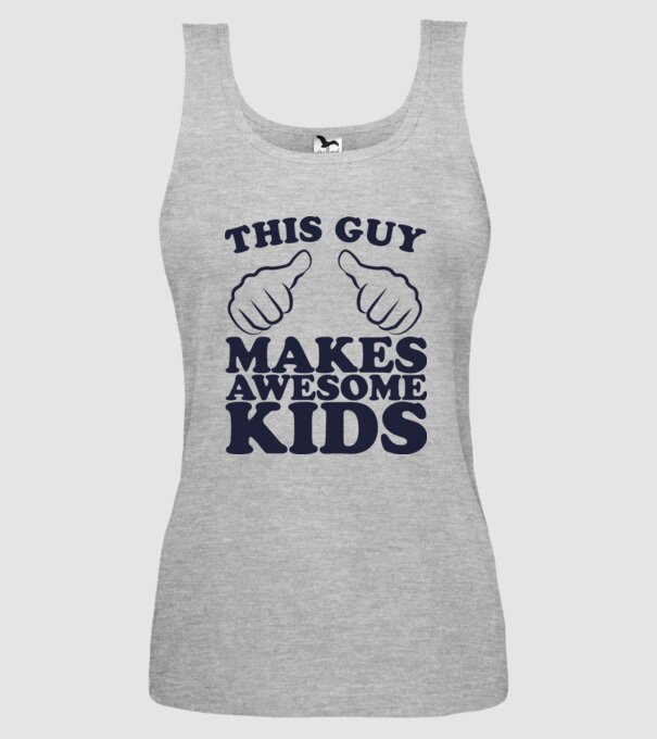 this guy makes awesome kids model gri pe tricou
