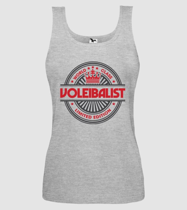 voleibalist model gri pe tricou