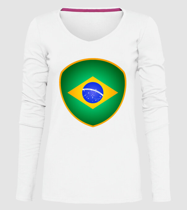 BRA-jabulani-flag model alb pe tricou