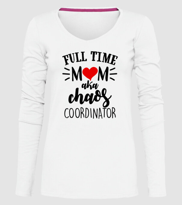 Chaos Coordinator model alb pe tricou