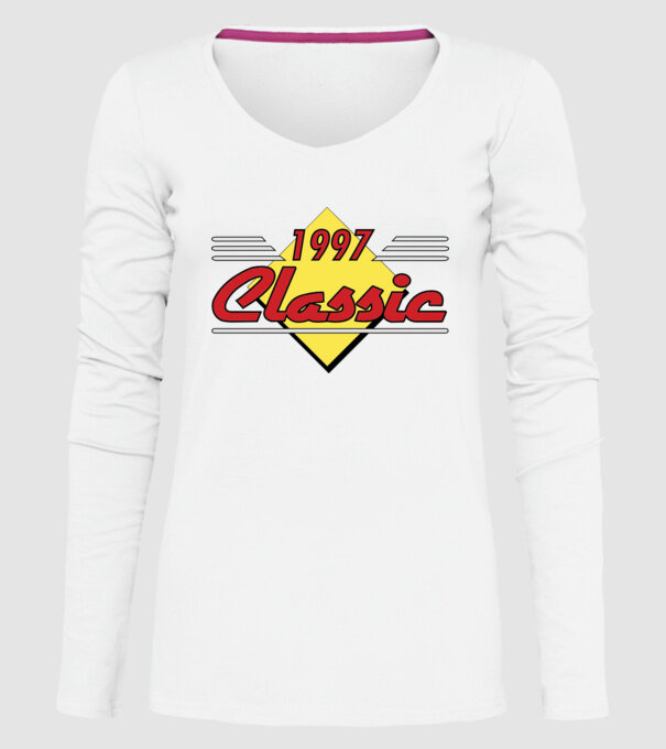 Classic - 1997 model alb pe tricou