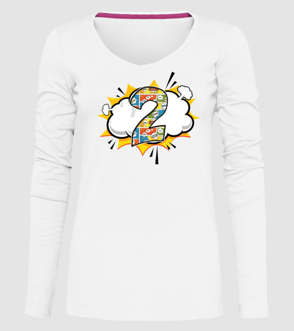Birthday Comic Number 2 model alb pe tricou