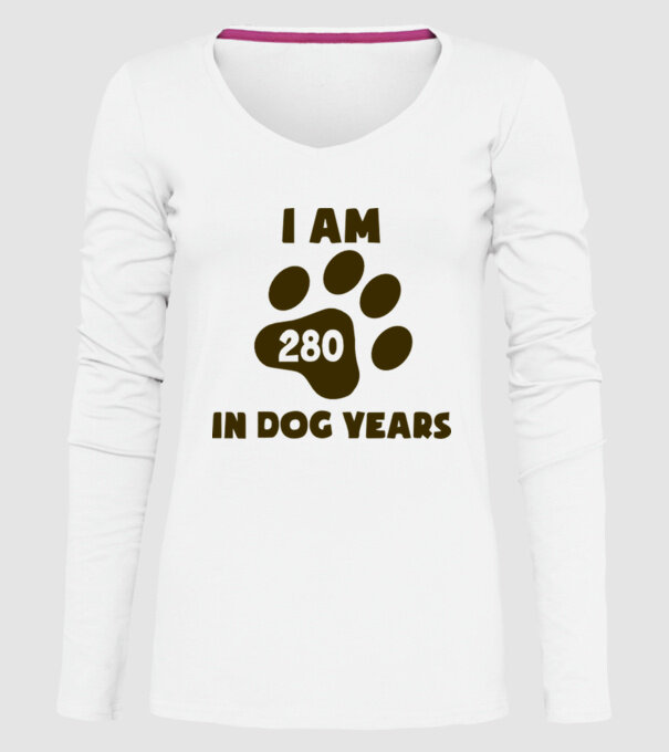 Dog Year - 280 model alb pe tricou