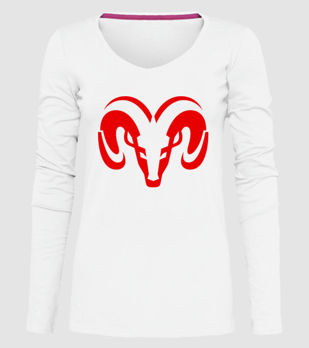 Dodge 1 model alb pe tricou