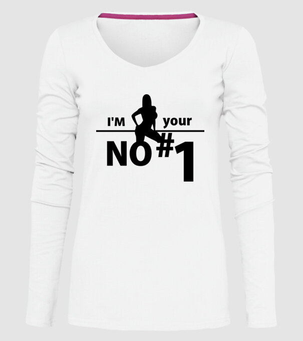 Prima model alb pe tricou