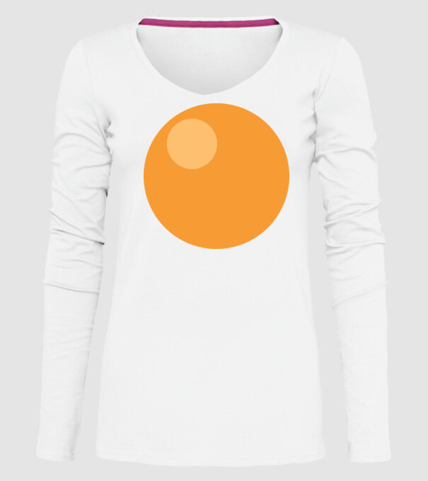 Ouă carnaval model alb pe tricou