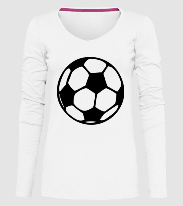 minge fotbal model alb pe tricou