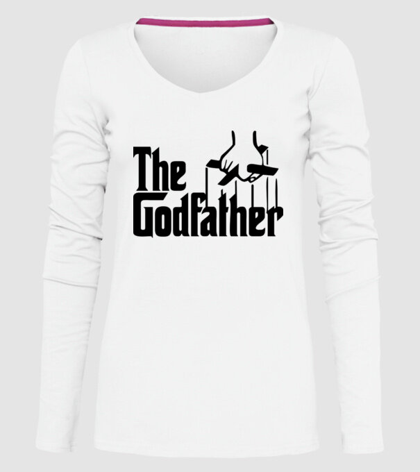 Godfather model alb pe tricou