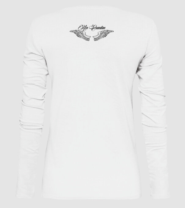 Her Guardian 2 model alb pe tricou