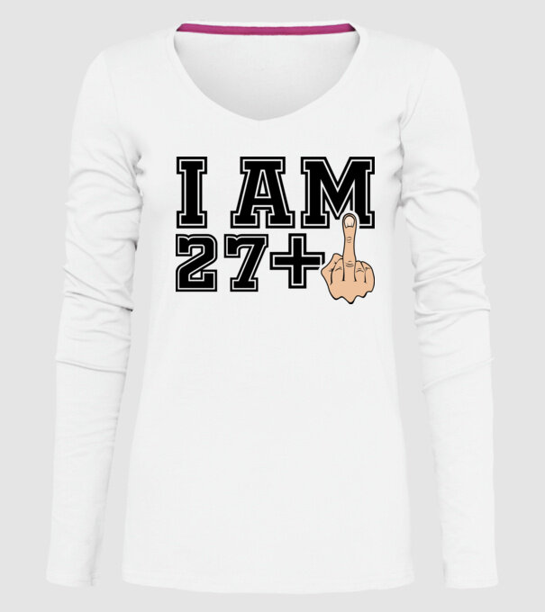Funny Birthday I am 28 model alb pe tricou