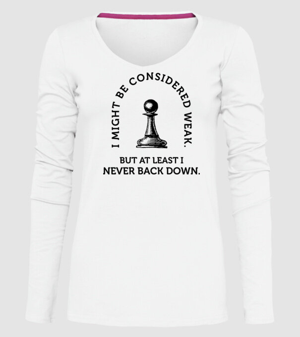 I might be considered weak lght model alb pe tricou