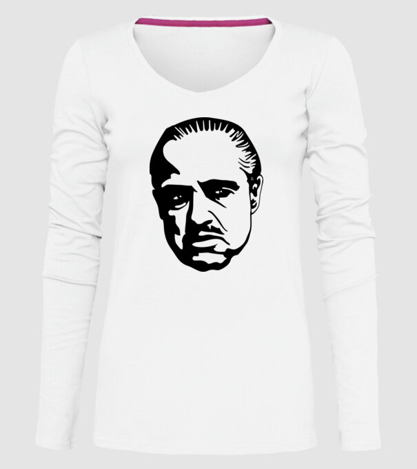 Godfather model alb pe tricou