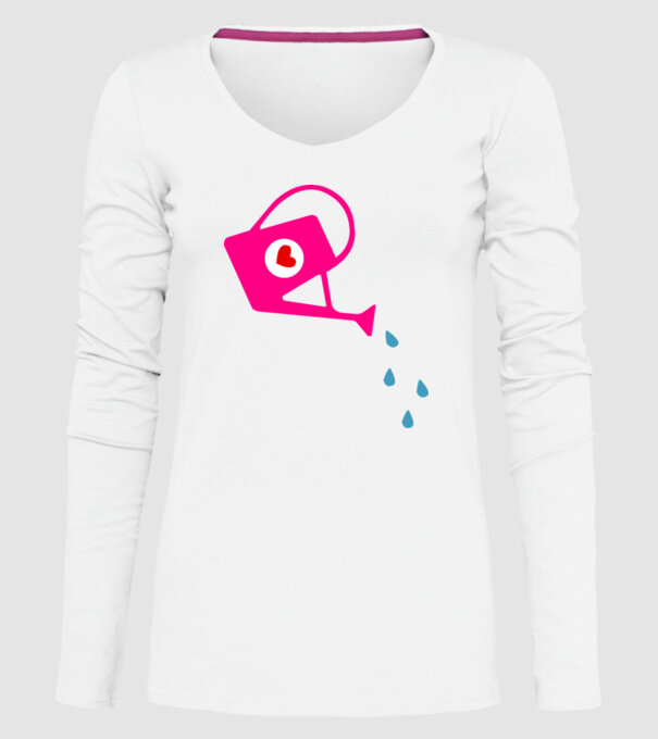 Cană de stropit model alb pe tricou