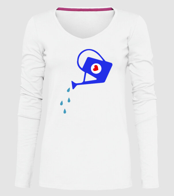 Cană de stropit model alb pe tricou