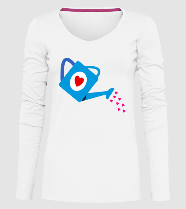 Cană de stropit model alb pe tricou