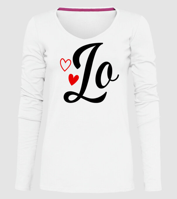 Cuplu LOVE model alb pe tricou